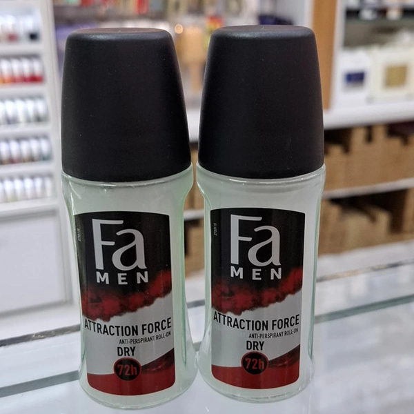 مام رول فا مردانه اتراکشن فورس اصل ضد تعریق 72 ساعته 50 میل | FA MEN ATTRACTION FORCE ANTI-PERSPIRANT 72H 50ml